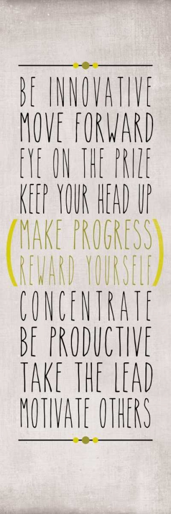 Wall Art Painting id:31927, Name: Be Innovative, Artist: SD Graphics Studio