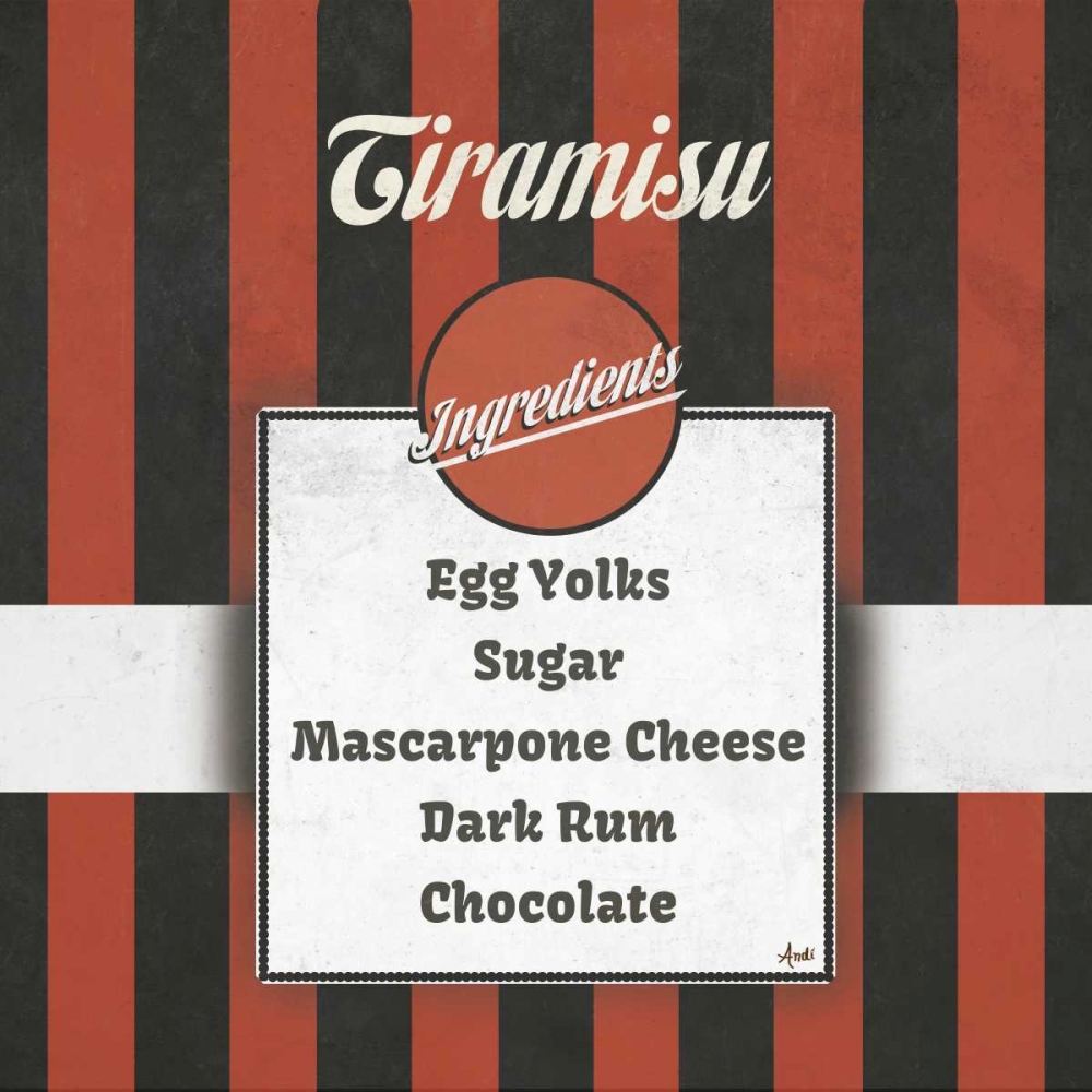 Art Print: Italian Recipe II