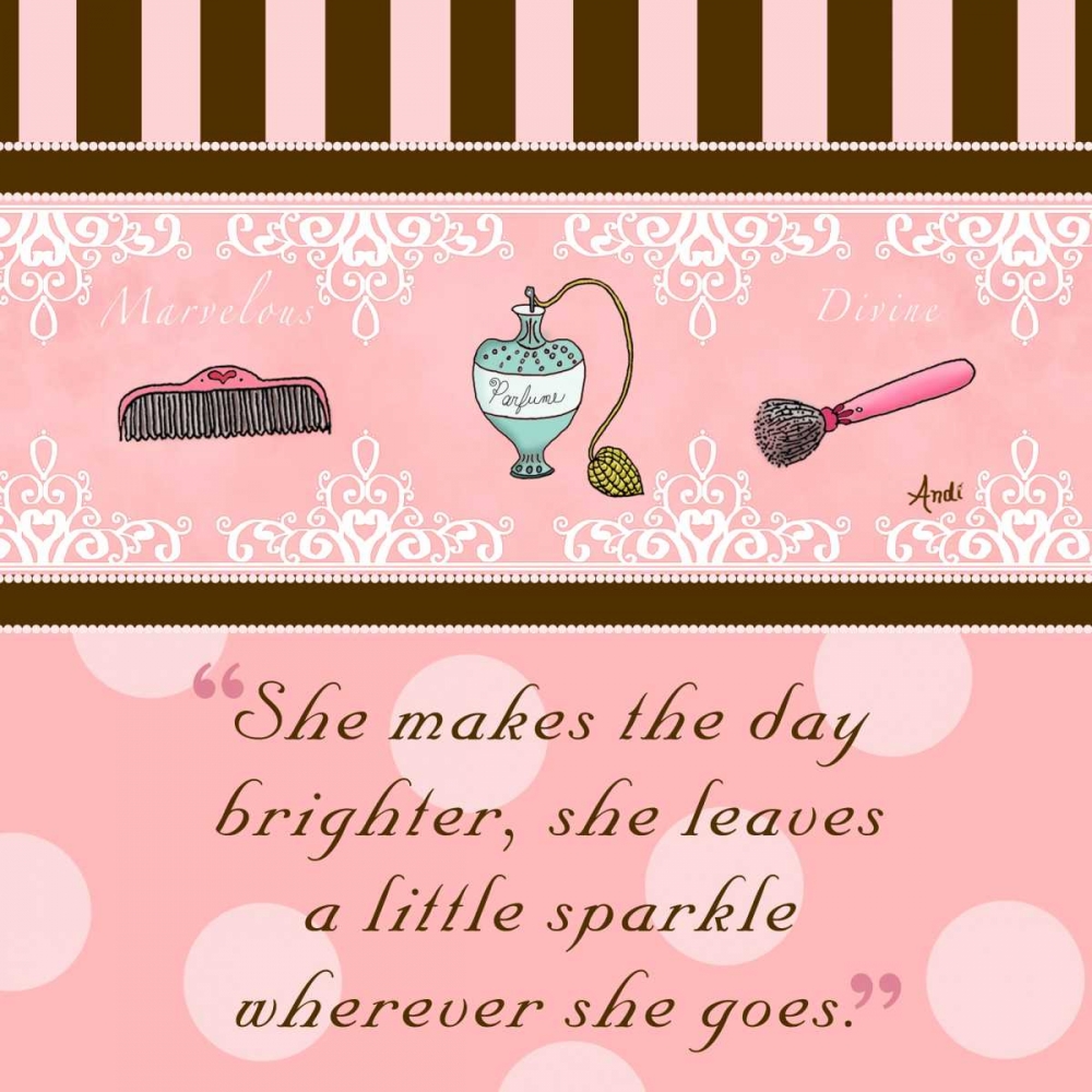 Wall Art Painting id:52182, Name: Classy and Fabulous I, Artist: Metz, Andi