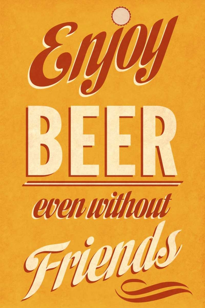 Wall art: Enjoy Beer, by SD Graphics Studio