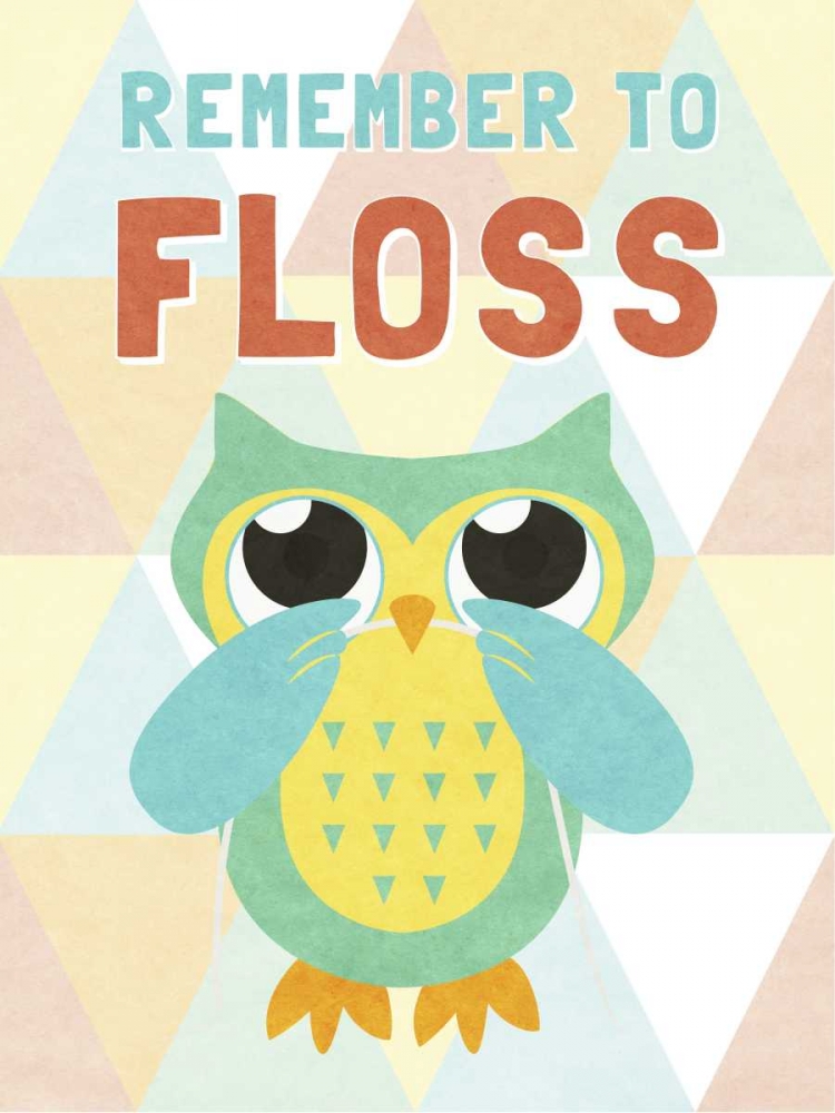 Wall Art Painting id:31953, Name: Remember to Floss, Artist: SD Graphics Studio