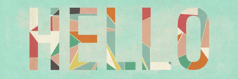 Wall art: Hello, by SD Graphics Studio