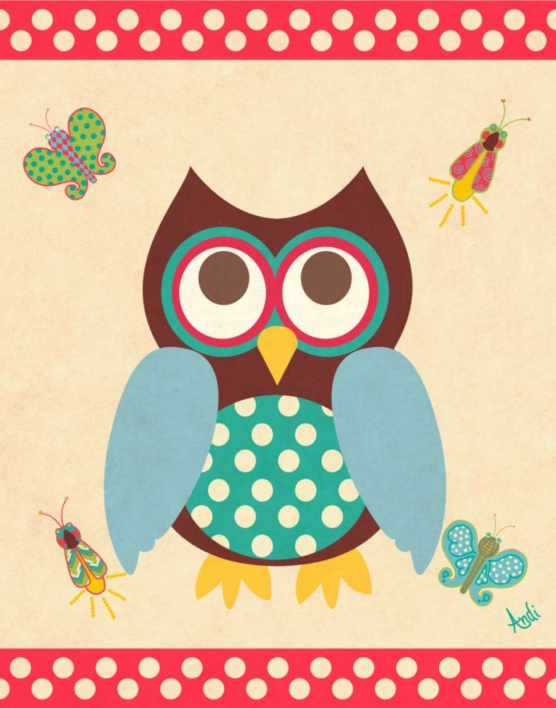 Art Print: Wise Owls I
