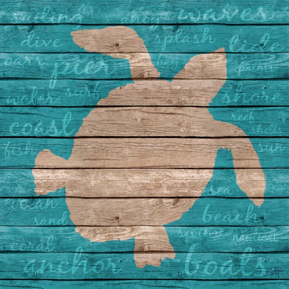 Wall Art Painting id:52076, Name: Coastal Wonder Border II, Artist: DeRice, Julie