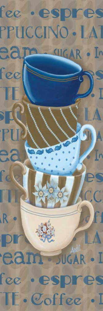 Art Print: Coffee Cup Stack II