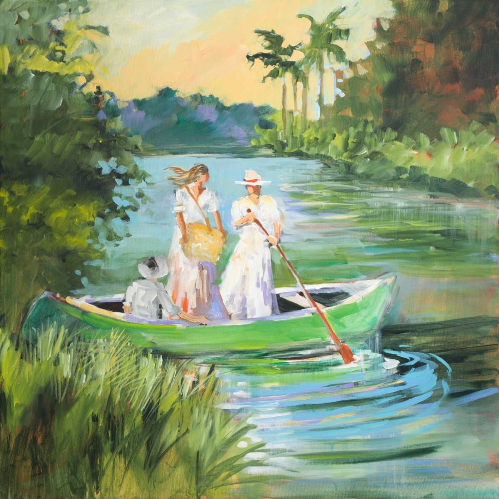 Wall Art Painting id:124219, Name: Out for a Row, Artist: Slivka, Jane