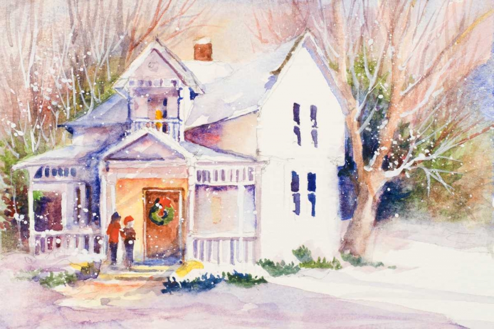 Wall art: Winter Stroll, by Slivka, Jane