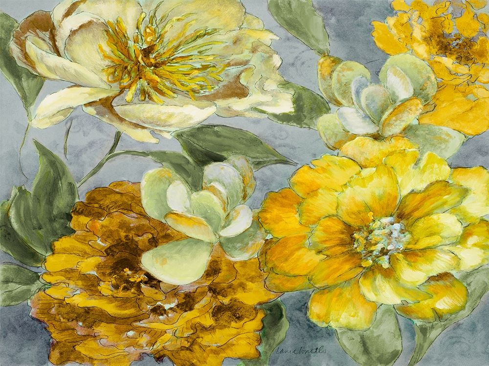 Wall Art Painting id:207291, Name: Savvy with Yellow Succulents, Artist: Loreth, Lanie