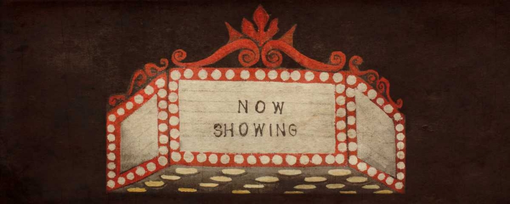 Wall art: Now Showing Marquee, by Ritter, Gina