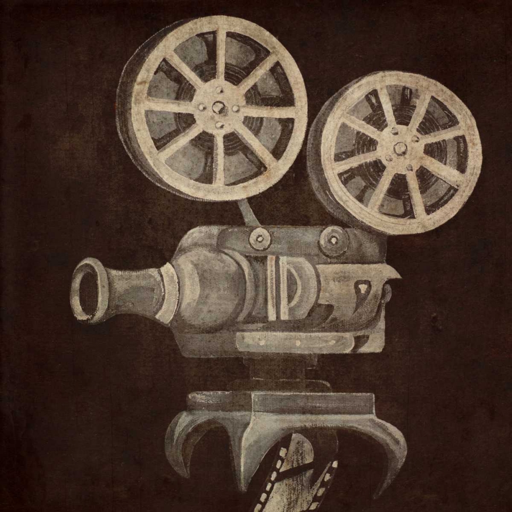 Wall Art Painting id:52198, Name: Now Showing Projector, Artist: Ritter, Gina