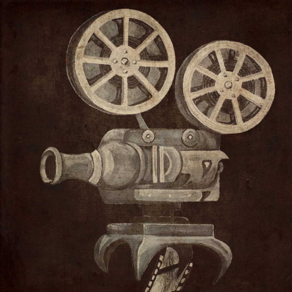 Wall art: Now Showing Projector, by Ritter, Gina