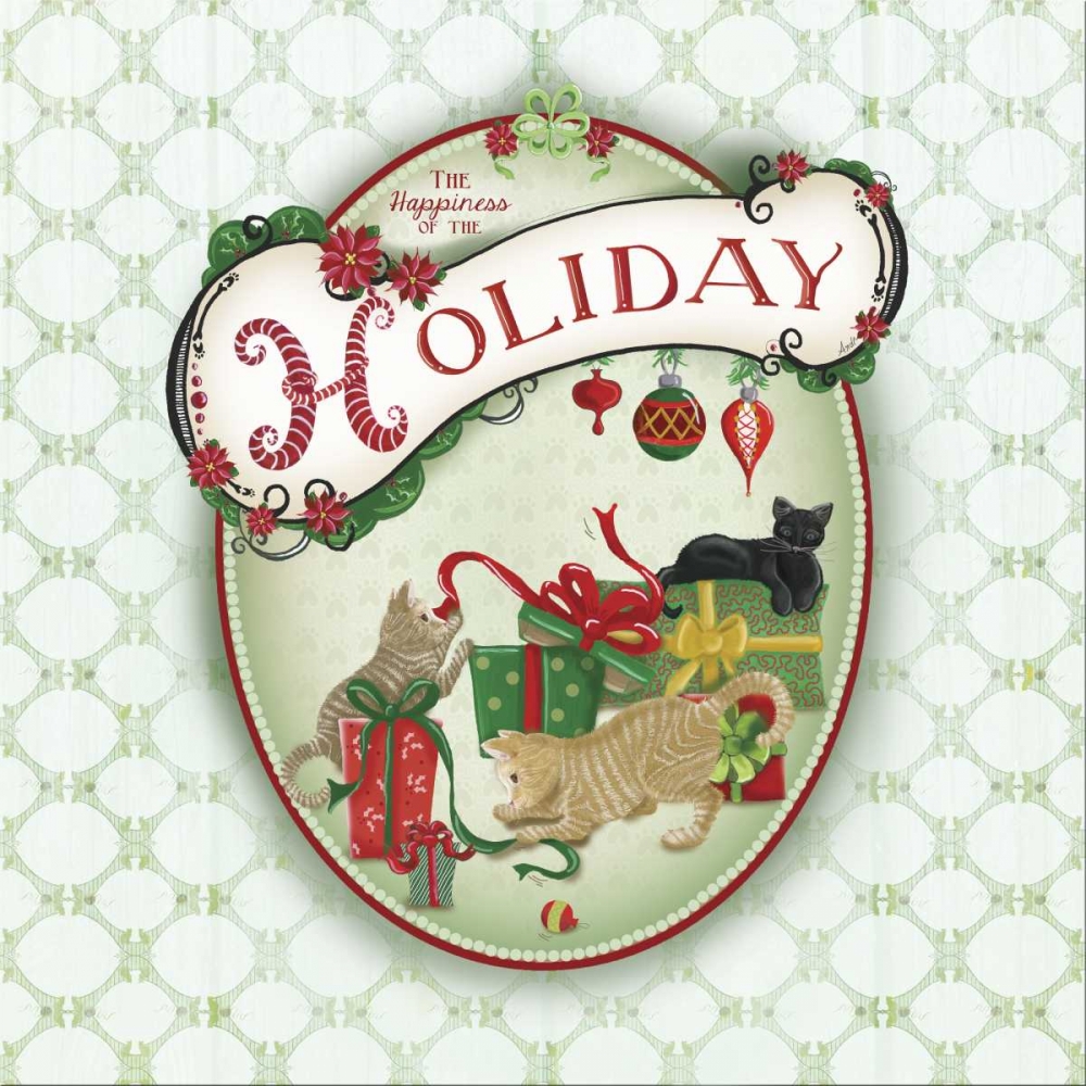 Wall Art Painting id:31968, Name: Pet Christmas II, Artist: Metz, Andi