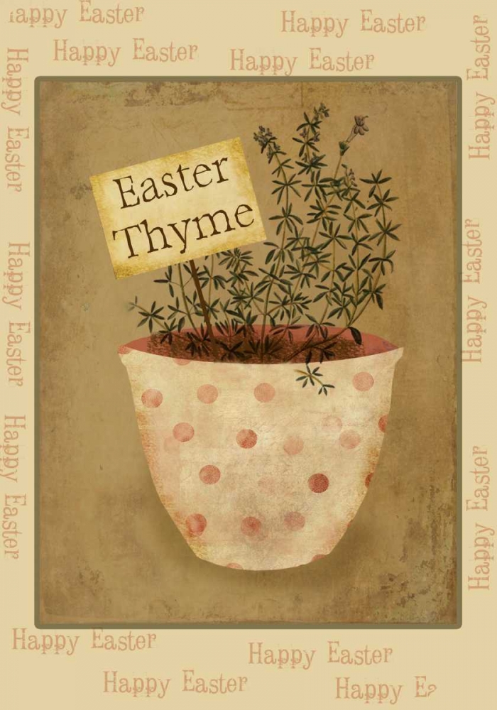 Wall Art Painting id:37102, Name: Easter Thyme, Artist: Albert, Beth
