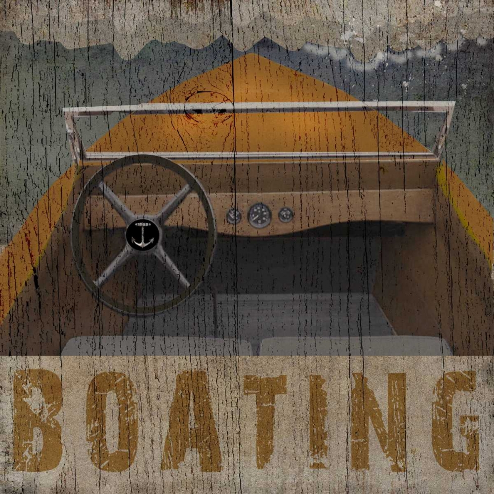 Wall art: Boating, by Albert, Beth