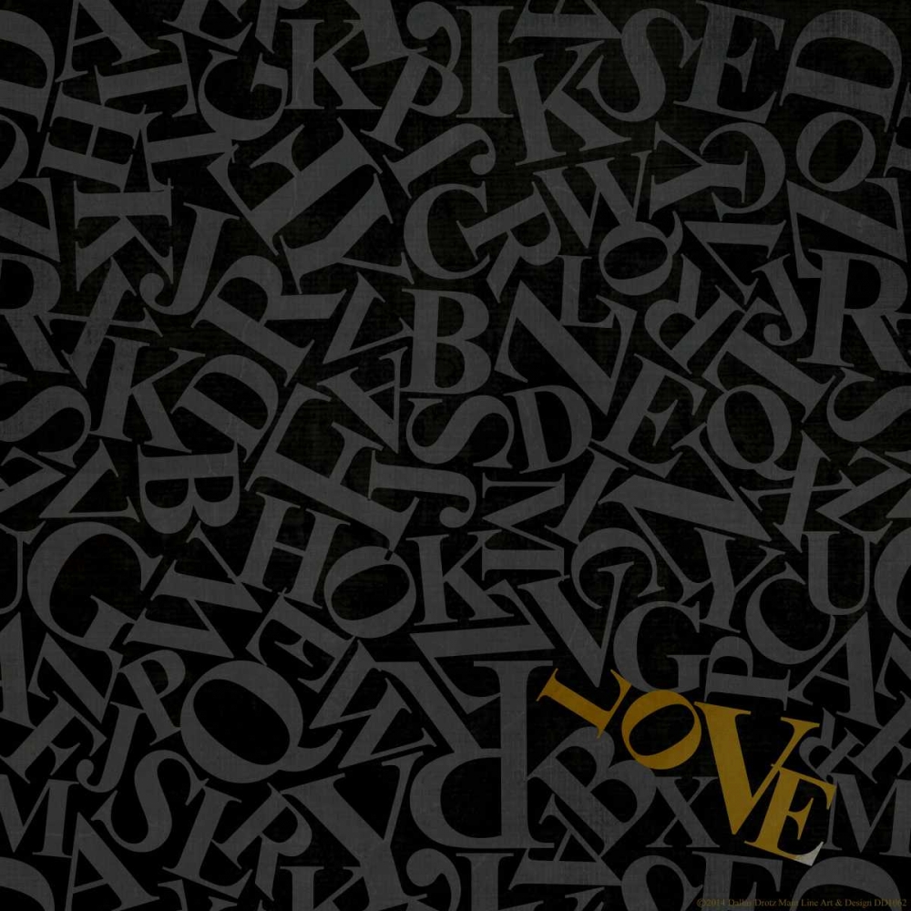 Wall art: Love II, by Drotz, Dallas