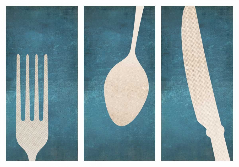 Wall art: Flatware II, by Drotz, Dallas