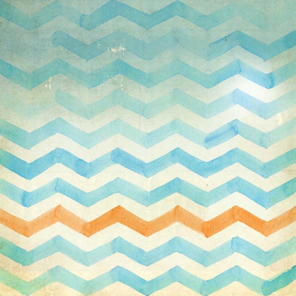 Wall art: Chevron Blue, by Drotz, Dallas