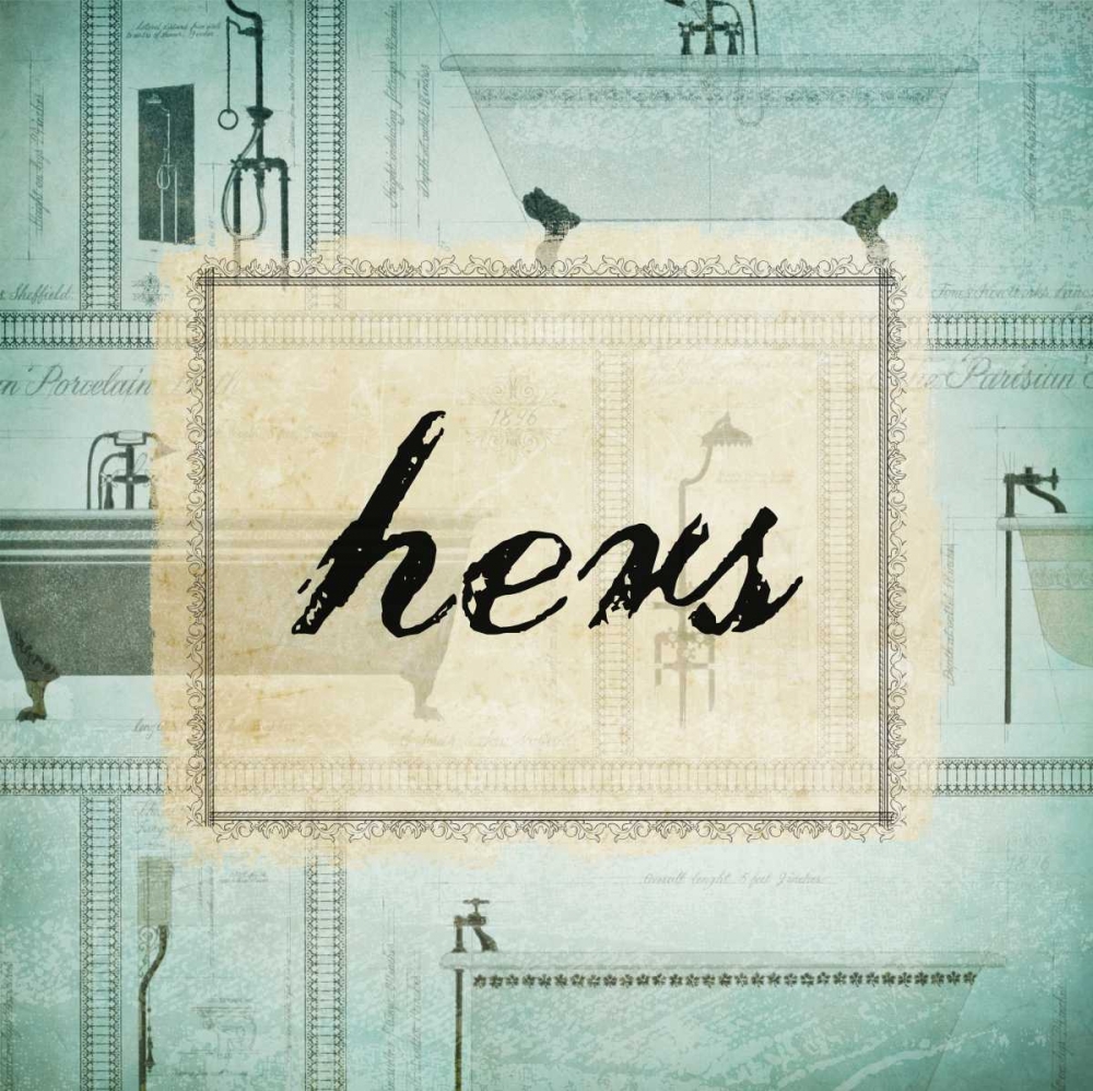 Wall Art Painting id:37357, Name: Bath Hers, Artist: Drotz, Dallas