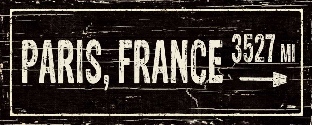 Wall art: Destination Signs I, by Pela Studio