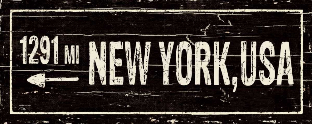 Wall art: Destination Signs II, by Pela Studio