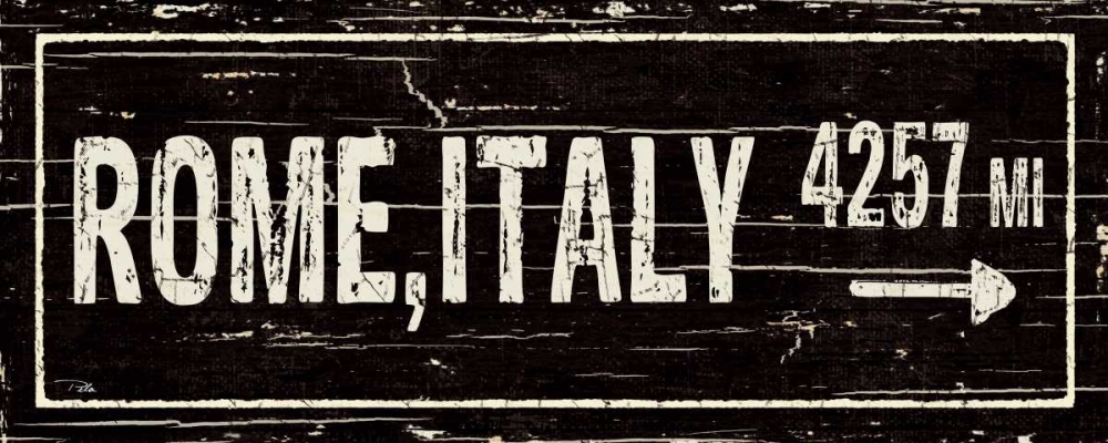 Wall art: Destination Signs III, by Pela Studio