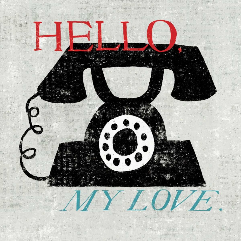 Wall Art Painting id:33360, Name: Vintage Desktop -  Phone, Artist: Mullan, Michael