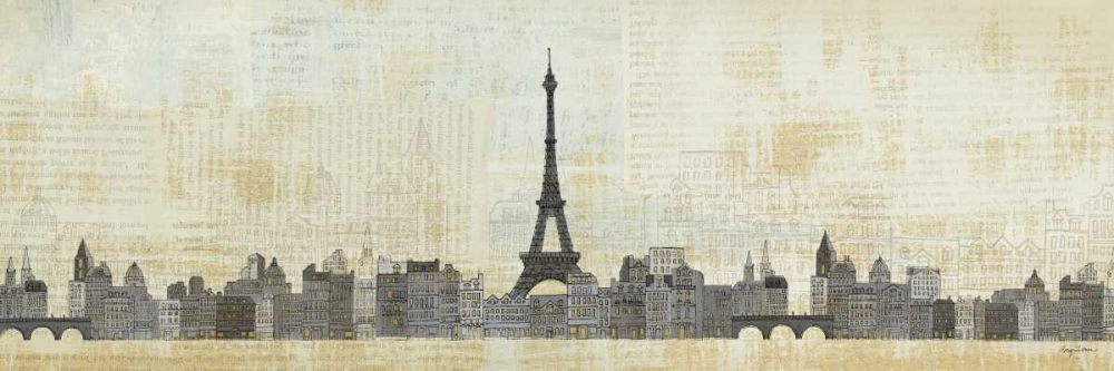 Wall Art Painting id:17130, Name: Eiffel Skyline, Artist: Tillmon, Avery
