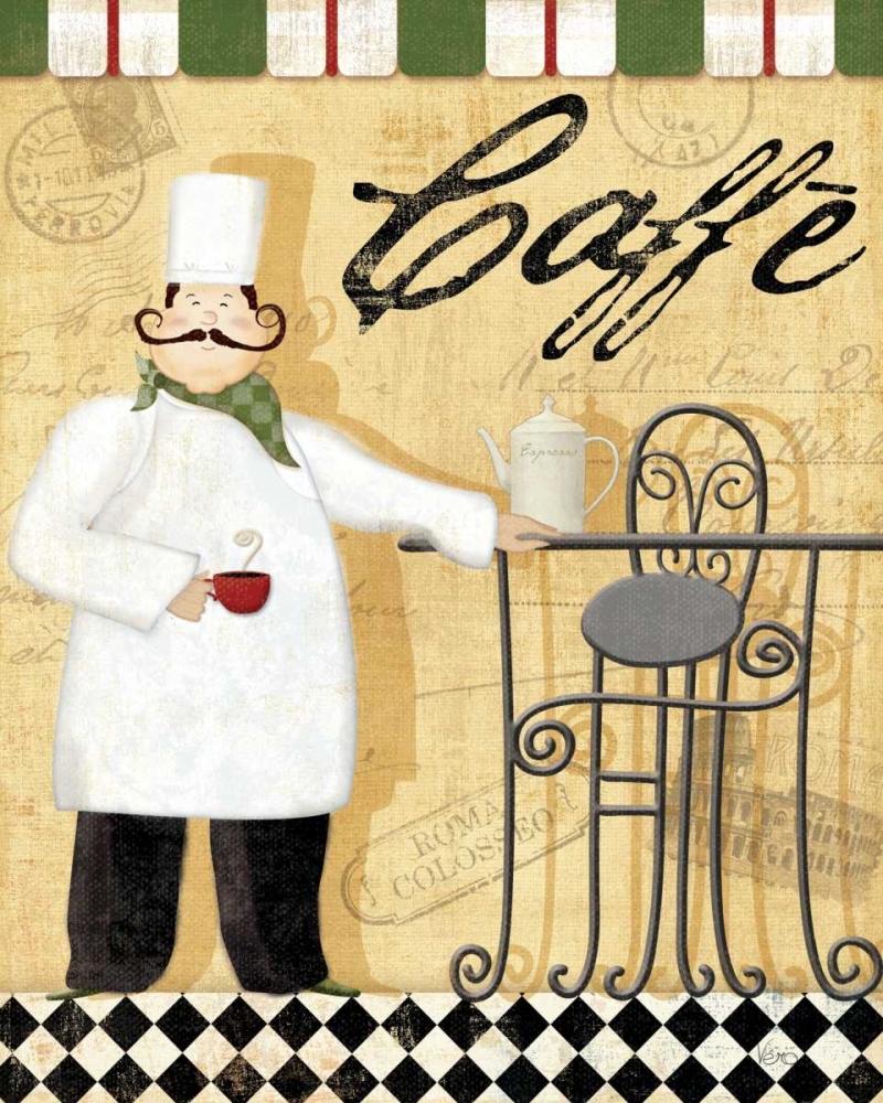 Wall Art Painting id:17911, Name: Chefs Break III, Artist: Charron, Veronique