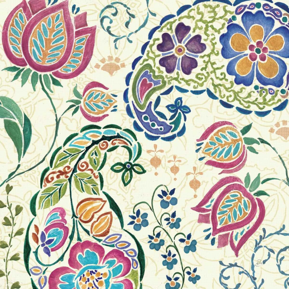 Wall Art Painting id:33413, Name: Peacock Fantasy IV, Artist: Brissonnet, Daphne