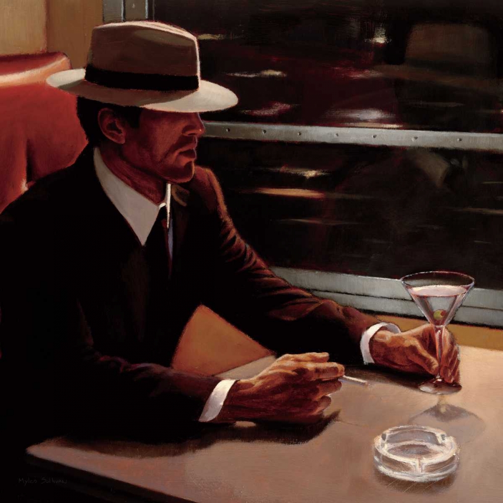 Art Print: Dry Martini Crop I