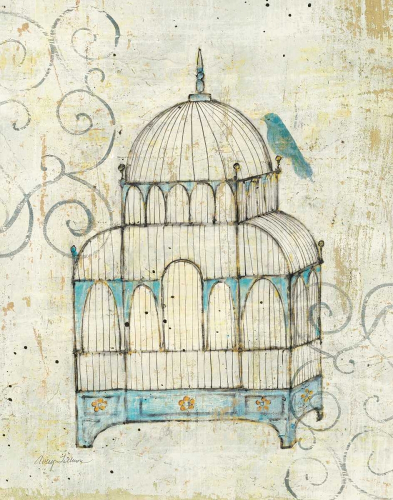 Wall Art Painting id:17746, Name: Bird Cage II, Artist: Tillmon, Avery