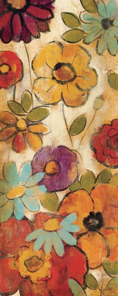Wall Art Painting id:17257, Name: Floral Sketches on Linen I, Artist: Vassileva, Silvia