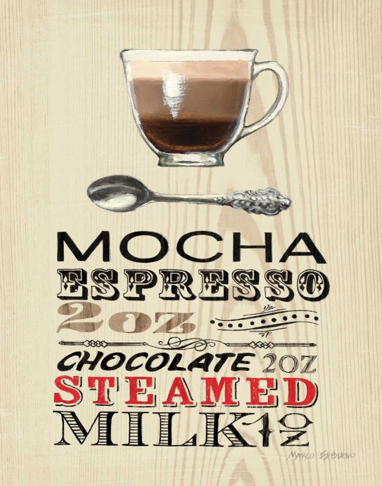 Wall Art Painting id:17064, Name: Mocha, Artist: Fabiano, Marco