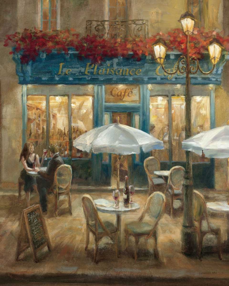 Art Print: Paris Cafe I Crop