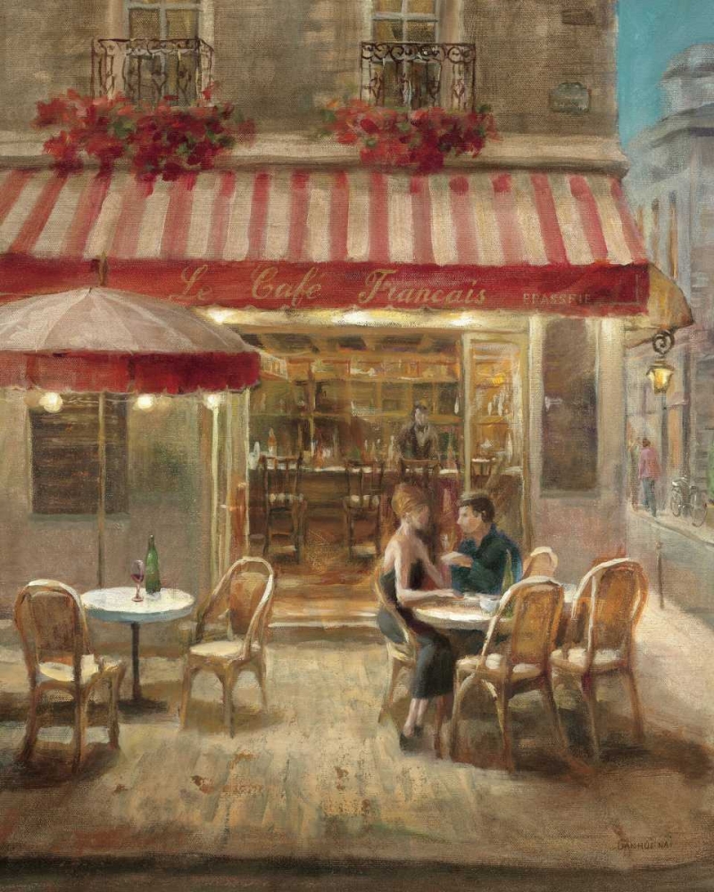 Art Print: Paris Cafe II Crop