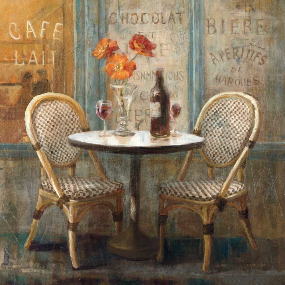 Wall Art Painting id:17190, Name: Meet Me at Le Cafe I, Artist: Nai, Danhui