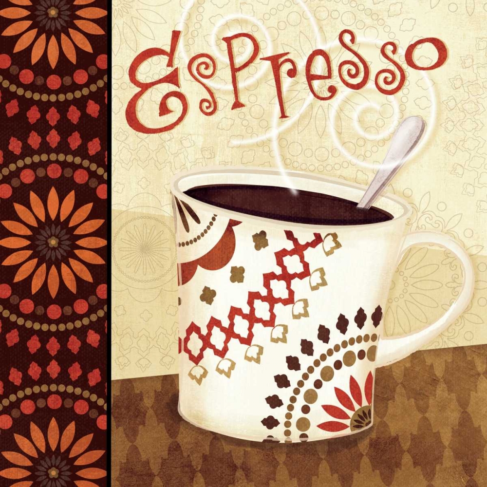 Wall Art Painting id:17183, Name: Cup of Joe I, Artist: Charron, Veronique