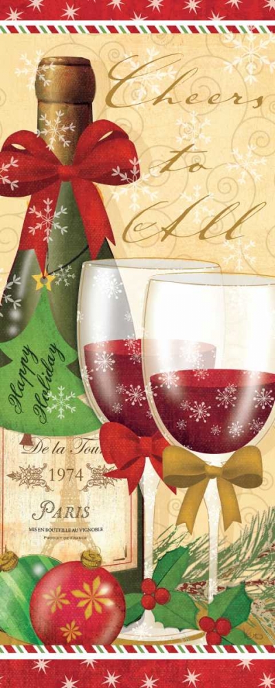 Wall art: Holiday Cheers I, by Charron, Veronique