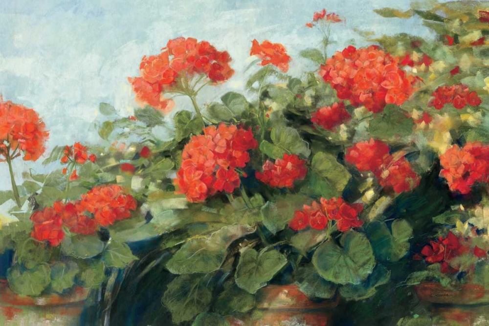 Wall Art Painting id:18046, Name: Geranium Wave, Artist: Rowan, Carol