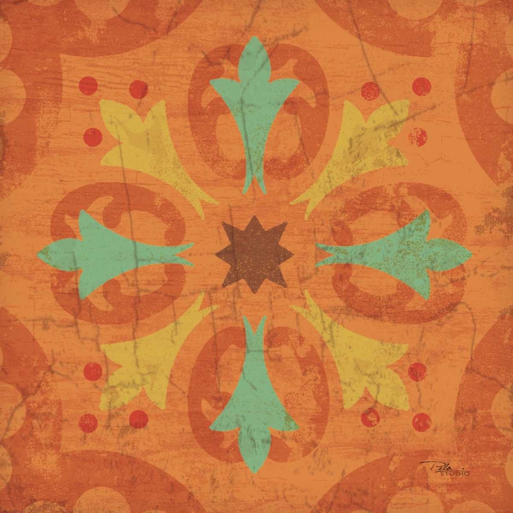 Wall Art Painting id:33585, Name: From India Square IV, Artist: Pela Studio