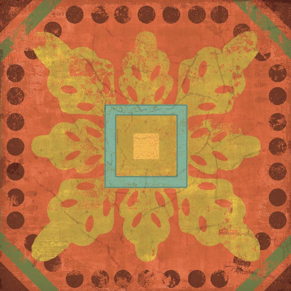 Art Print: From India Square XII