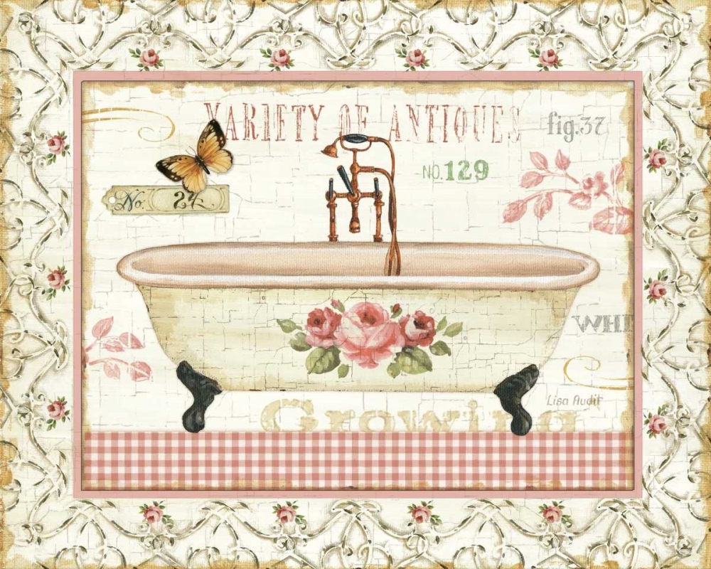 Wall Art Painting id:17184, Name: Rose Garden III, Artist: Audit, Lisa