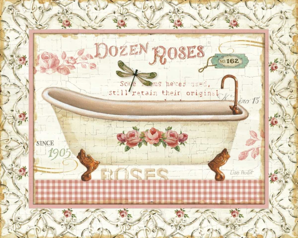 Wall Art Painting id:17185, Name: Rose Garden IV, Artist: Audit, Lisa