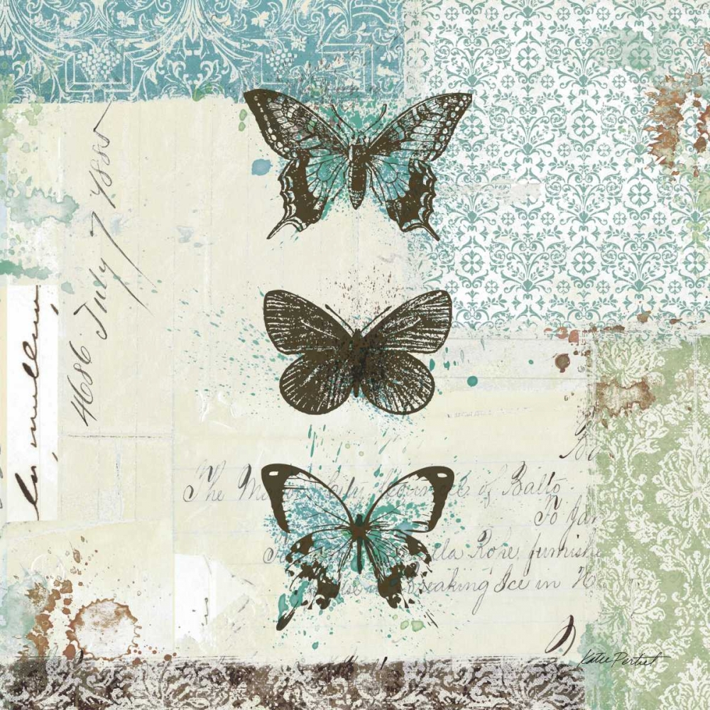 Wall Art Painting id:33785, Name: Bees n Butterflies No. 2, Artist: Pertiet, Katie