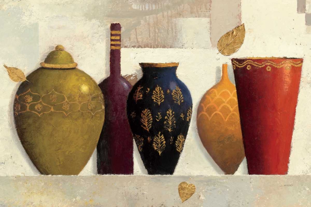 Wall Art Painting id:17642, Name: Jeweled Vessels, Artist: Wiens, James
