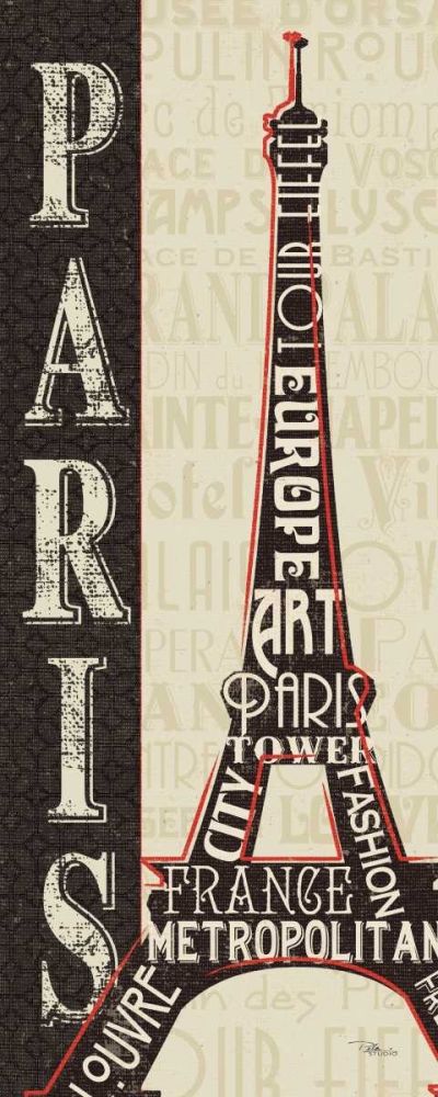 Wall Art Painting id:33643, Name: City Words I, Artist: Pela Studio