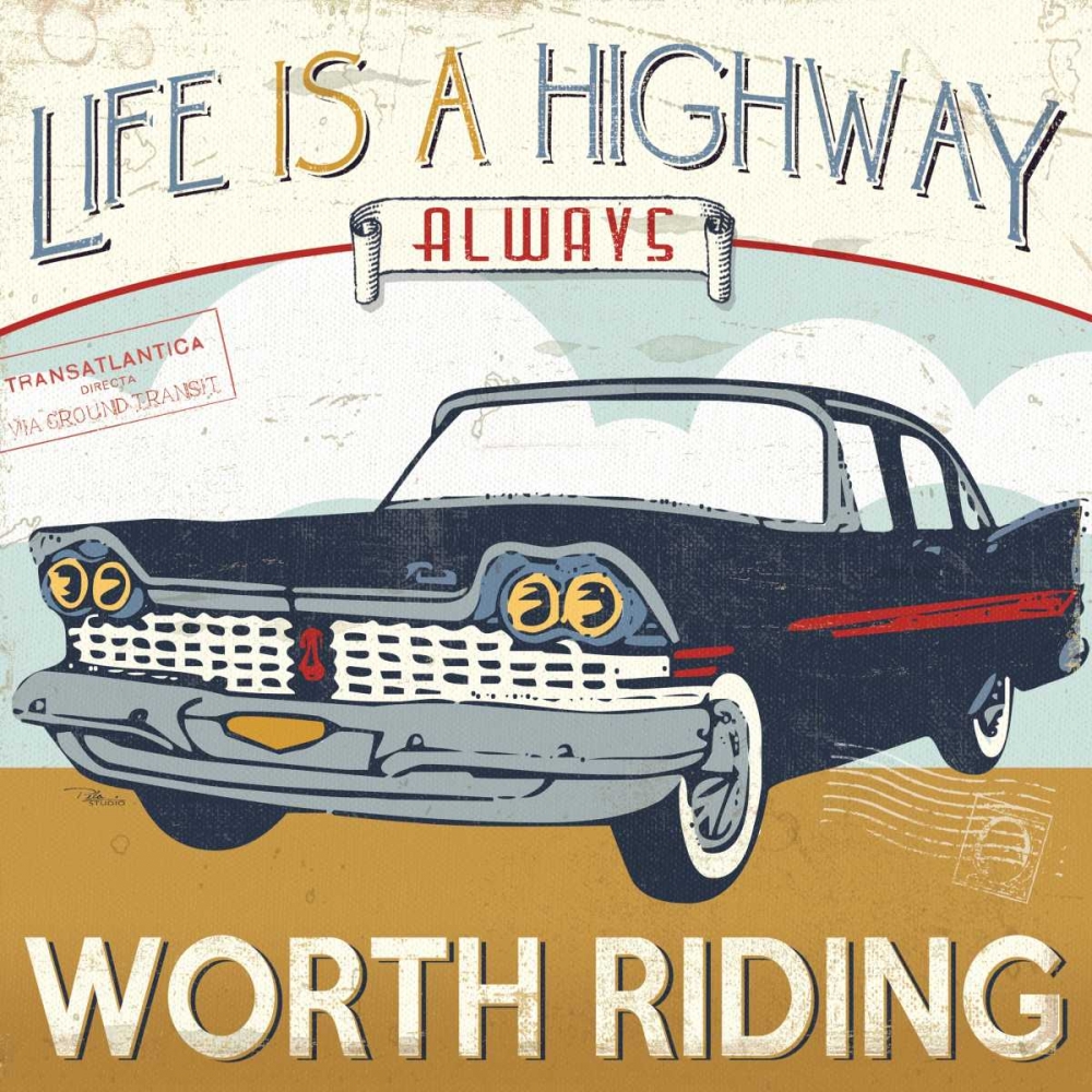 Wall art: Lets Travel III, by Pela Studio