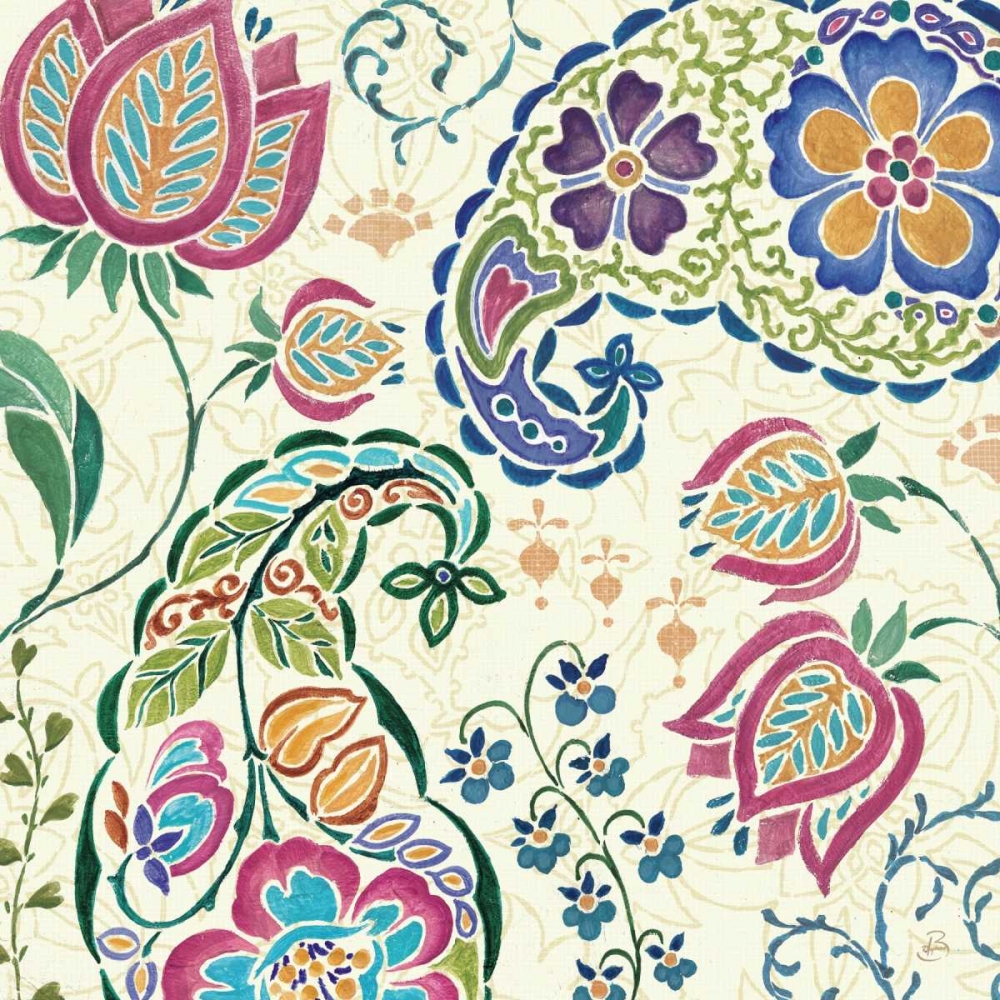 Wall Art Painting id:34156, Name: Peacock Fantasy IV, Artist: Brissonnet, Daphne