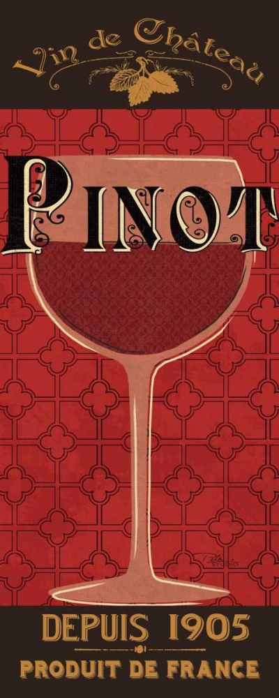 Wall Art Painting id:17482, Name: Red Label IV, Artist: Pela Studio