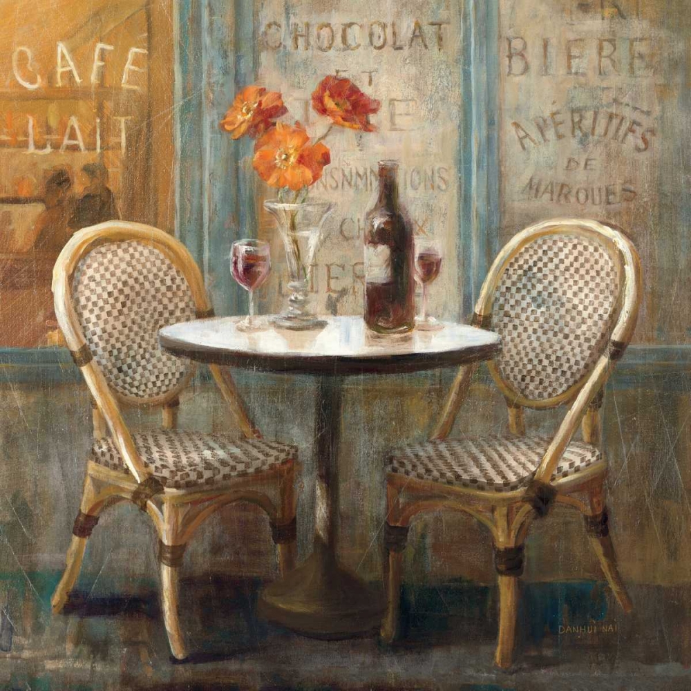 Art Print: Meet Me at Le Cafe I